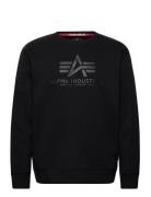 Basic Sweater Carbon Tops Sweat-shirts & Hoodies Sweat-shirts Black Al...