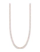 Goldplated Tennis Necklace Accessories Jewellery Necklaces Chain Neckl...
