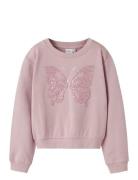 Nkflova Sh Nreg Sweat Unb Box Tops Sweat-shirts & Hoodies Sweat-shirts...