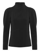 Slffenja Ls T-Neck Top B Noos Tops Blouses Long-sleeved Black Selected