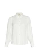 Mschviloah Maluca Shirt Tops Shirts Long-sleeved White MSCH Copenhagen