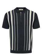 Onswyler Max Life Reg 14Ss Zip Polo Knit Tops Knitwear Short Sleeve Kn...