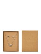 Harlan Gift Set, Necklace & Earrings, Silver-Plated Accessories Jewell...