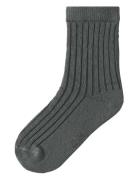 Nmmfidelon Sock Lil Socks & Tights Socks Grey Lil'Atelier