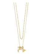 Between Necklace 2-In-1 Gold-Plated Accessories Jewellery Necklaces Ch...