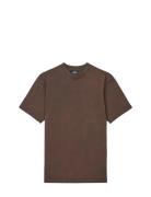 Combed Jersey Dye Thorbjørn Tee Tops T-shirts Short-sleeved Brown Mads...