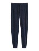 Trousers Tapered Aop Dots Bottoms Sweatpants Navy Lindex