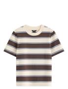 T-Shirt Tops T-shirts & Tops Short-sleeved Brown Lindex