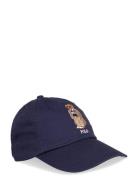 Polo Bear Cotton Twill Ball Cap Accessories Headwear Caps Navy Polo Ra...