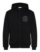 Hook Hooded Zip Sweatshirt Tops Sweat-shirts & Hoodies Hoodies Black M...