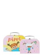 Pippi - 2Pcs Suitcases Set Tote Veske Multi/patterned Pippi Langstrømp...