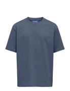 Osjfred Life Rlx Ss Tee Jrs Noos Tops T-shirts Short-sleeved Blue ONLY...