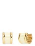 Frame Enamel Hoops Accessories Jewellery Earrings Hoops Gold Edblad