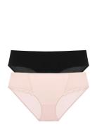 Jana-2Pp Hipster Classic Hipstertruse Undertøy Multi/patterned Dorina