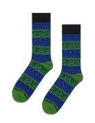 Bike Jaquard Sock Lingerie Socks Regular Socks Blue Happy Socks