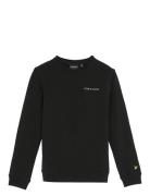Script Crew Neck Sweatshirt Tops Sweat-shirts & Hoodies Sweat-shirts B...