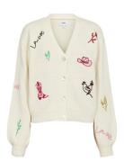 Nuwally Cardigan Tops Knitwear Cardigans Cream Nümph