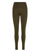 Ua Fly Fast Tights Sport Running-training Tights Khaki Green Under Arm...