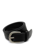 Leather-Effect Belt Belte Black Mango