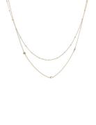 Lovely Double Chain Neck 40 Accessories Jewellery Necklaces Chain Neck...
