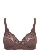 Diva Non-Padded Underwired Bra Lingerie Bras & Tops Wired Bras Brown H...