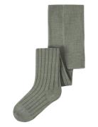 Nmmwakma Wo/Bl Structure Pantyhose Tights Green Name It