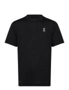 Train-T Tops T-shirts Short-sleeved Black On