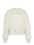 A- Logo Emb French Terry Crewnec Tops Sweat-shirts & Hoodies Sweat-shi...