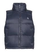 Essential Midweight Puffer Vest Vests Padded Vests Navy Calvin Klein J...