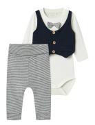 Nbmadam Ls Body Set Noos Langermet Bodysuit Multi/patterned Name It