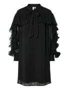 Yasnoel Ls Dress - Ex Knelang Kjole Black YAS