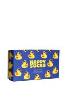 3-Pack Rubber Duck Socks Gift Set Lingerie Socks Regular Socks Blue Ha...