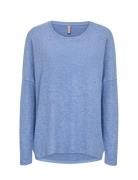 Sc-Biara Tops Knitwear Jumpers Blue Soyaconcept