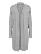 Sc-Biara Tops Knitwear Cardigans Grey Soyaconcept