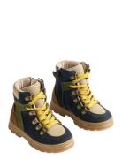Bootie Toni Sport Tex Vinterstøvletter Med Snøring Navy Wheat