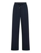 Sc-Banu Bottoms Trousers Straight Leg Navy Soyaconcept