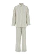 Suri Pyjamas Set Pyjamas Cream Becksöndergaard