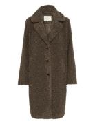 Kabalmi Teddy Coat Outerwear Coats Winter Coats Brown Kaffe