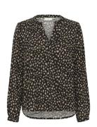 Kajalie Bbb Blouse Tops Blouses Long-sleeved Black Kaffe