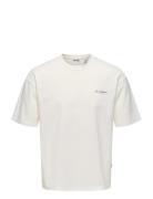 Onsles Classiques Caspian Ss Tee Tops T-shirts Short-sleeved White ONL...