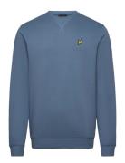 Crew Neck Sweatshirt Tops Sweat-shirts & Hoodies Sweat-shirts Blue Lyl...