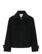 Slrubie Akeleje Jacket Ulljakke Jakke Black Soaked In Luxury