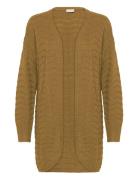 Kaemria Knit Cardigan Tops Knitwear Cardigans Brown Kaffe