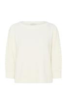 Kabetty Pullover Tops Knitwear Jumpers White Kaffe