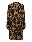 Kalisette Amber Dress Knelang Kjole Black Kaffe