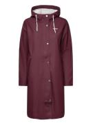 Wings A-Shape Rain Coat Outerwear Rainwear Rain Coats Burgundy Tretorn