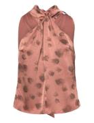 Lucinda Blouse Tops Blouses Sleeveless Pink Noella