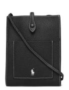Shiny Drum Pebble-Ply Pkt Crsb-Tcc Bags Crossbody Bags Black Polo Ralp...