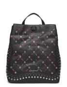 Yankee Metal Patch S Ryggsekk Veske Black Desigual