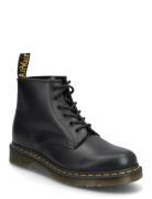 101 Ys Black Smooth Shoes Boots Ankle Boots Laced Boots Black Dr. Mart...